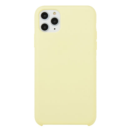 For iPhone 11 Solid Color Solid Silicone  Shockproof Case (Hibiscus Pink), For iPhone 11 Pro Max