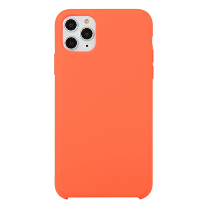 For iPhone 11 Solid Color Solid Silicone  Shockproof Case (Hibiscus Pink), For iPhone 11 Pro Max