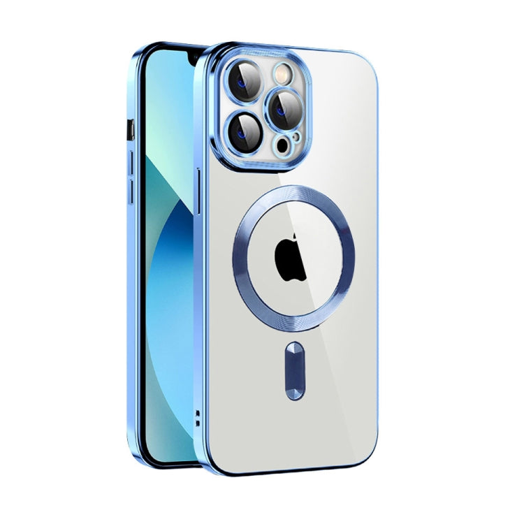 CD Texture Plating TPU MagSafe Phone Case with Lens Film, For iPhone 14, For iPhone 14 Plus, For iPhone 14 Pro, For iPhone 14 Pro Max, For iPhone 13, For iPhone 13 Pro