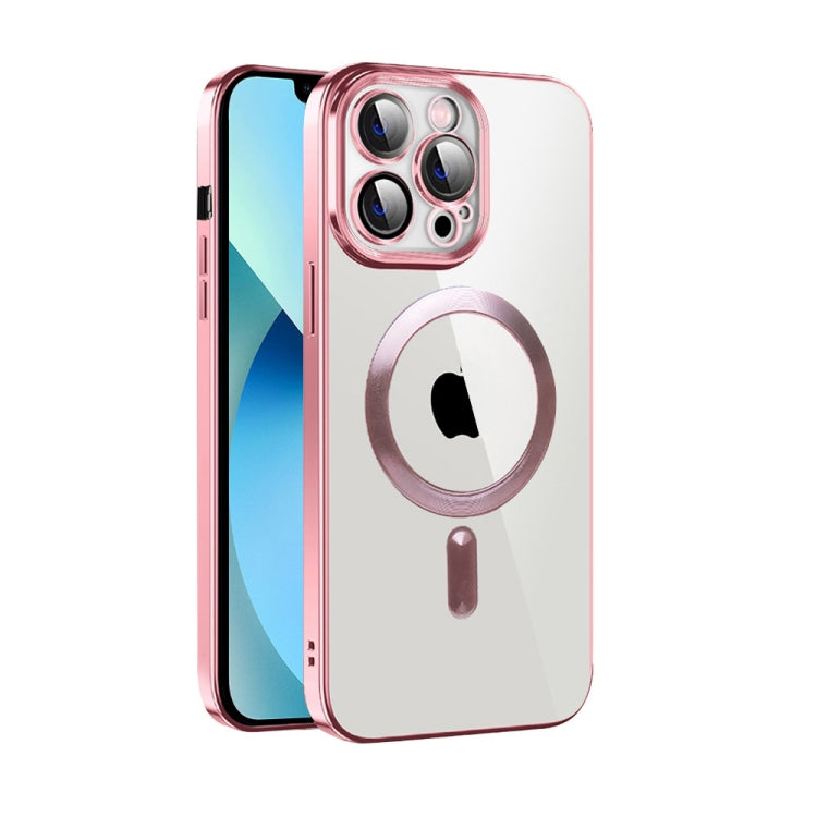 CD Texture Plating TPU MagSafe Phone Case with Lens Film, For iPhone 13 Pro Max, For iPhone 12, For iPhone 12 Pro, For iPhone 12 Pro Max, For iPhone 11, For iPhone 11 Pro Max