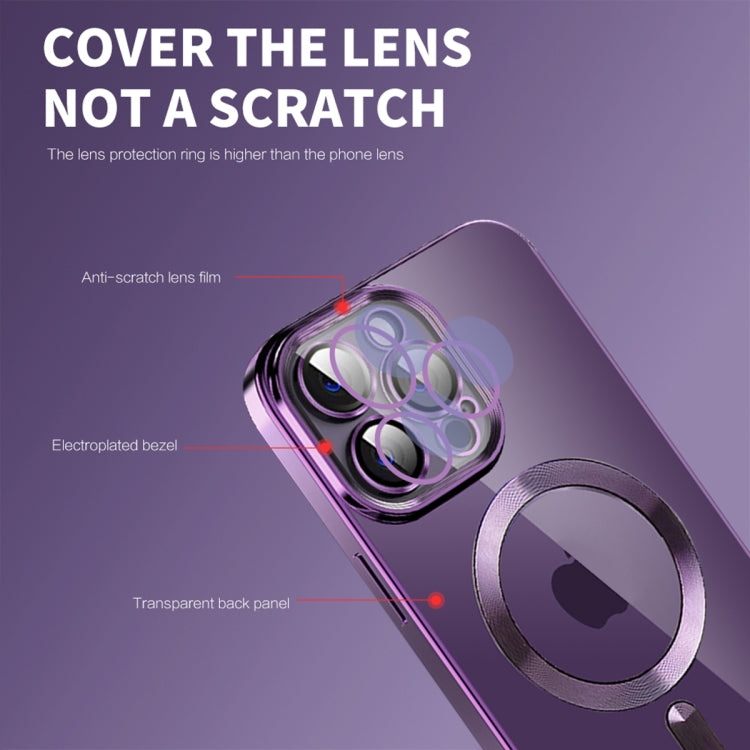 CD Texture Plating TPU MagSafe Phone Case with Lens Film, For iPhone 13 Pro Max, For iPhone 12, For iPhone 12 Pro, For iPhone 12 Pro Max, For iPhone 11, For iPhone 11 Pro Max