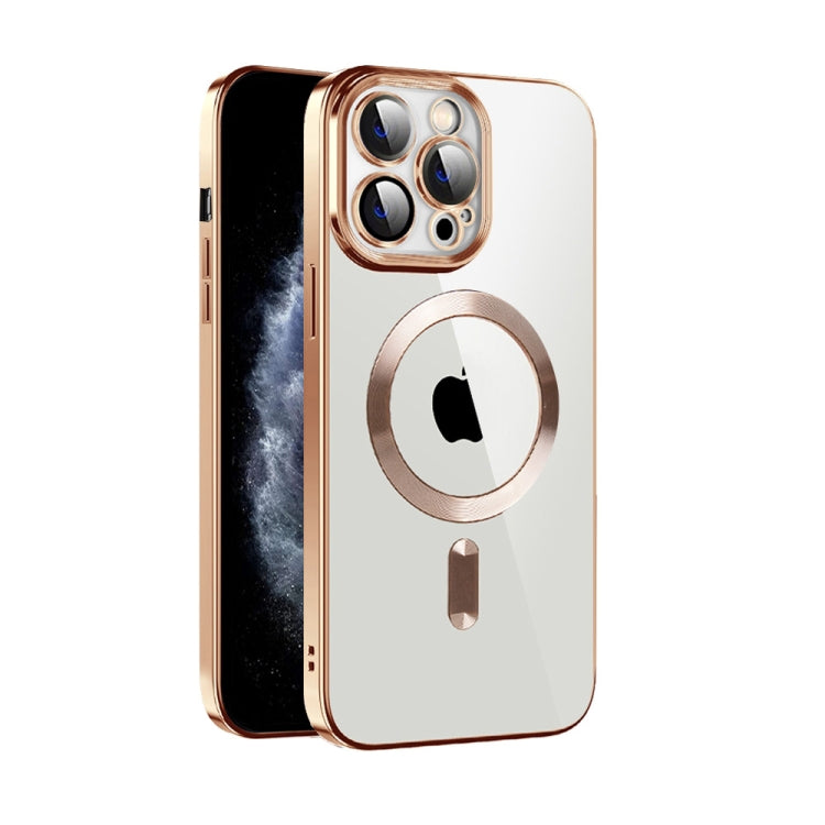 CD Texture Plating TPU MagSafe Phone Case with Lens Film, For iPhone 13 Pro Max, For iPhone 12, For iPhone 12 Pro, For iPhone 12 Pro Max, For iPhone 11, For iPhone 11 Pro Max