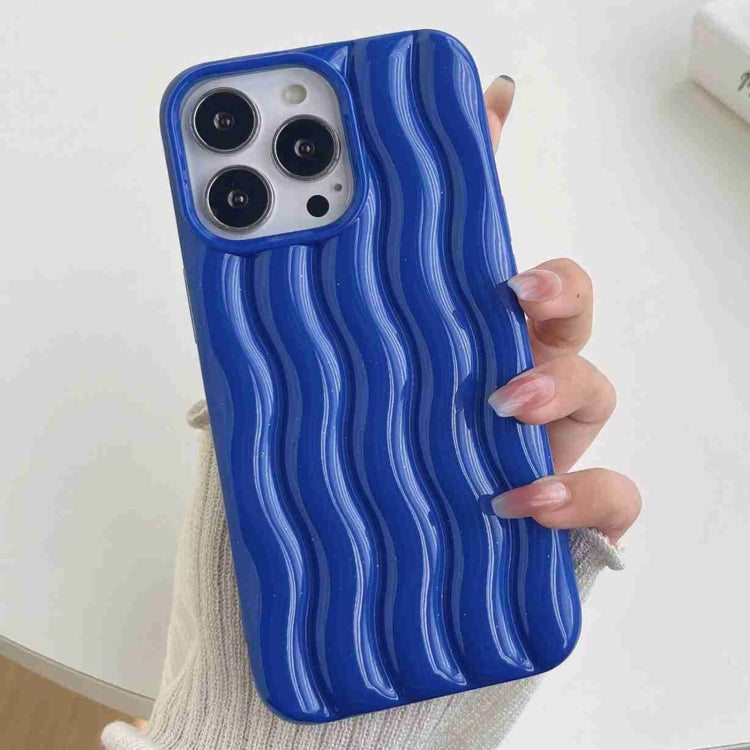 Varnishing 3D Water Wave Texture Phone Case, For iPhone 12 / 12 Pro, For iPhone 11 Pro Max, For iPhone 11