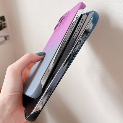 Frameless Skin Feel Gradient Phone Case, For iPhone 12, For iPhone 11 Pro Max, For iPhone 11, For iPhone XS Max, For iPhone XS / X, For iPhone XR