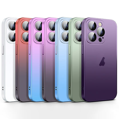 Skin Feel Frosted Gradient Phone Case, For iPhone 14 Pro Max, For iPhone 14 Pro, For iPhone 14, For iPhone 14 Plus, For iPhone 13 Pro Max, For iPhone 13 Pro, For iPhone 13