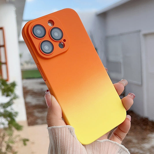 Skin Feel Gradient Phone Case, For iPhone 14 Plus, For iPhone 13 Pro, For iPhone 13, For iPhone 12 Pro Max, For iPhone 12 Pro, For iPhone 12, For iPhone 13 Pro Max