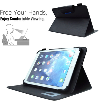 Suede Cross Texture Magnetic Clasp Leather Tablet Case, For 7 inch, For 8 inch, For 10 inch