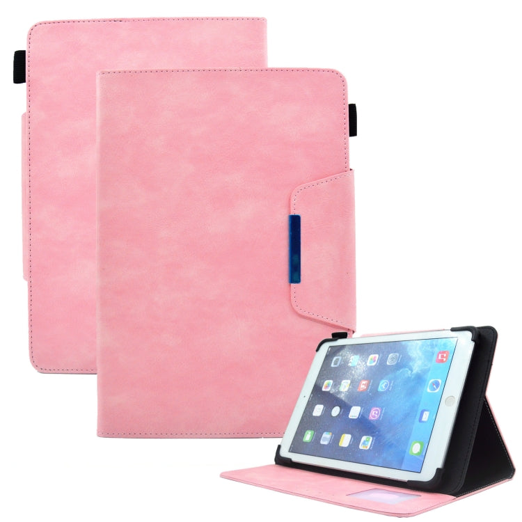 Suede Cross Texture Magnetic Clasp Leather Tablet Case, For 7 inch, For 8 inch, For 10 inch