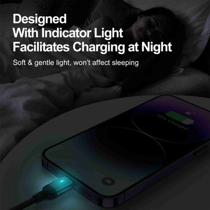 JOYROOM S-UL012A10 Extraordinary Series 2.4A USB-A to 8 Pin Fast Charging Data Cable, 20W 8 Pin, 1.2m, 20W 8 Pin, 2m, 20W 8 Pin, 3m