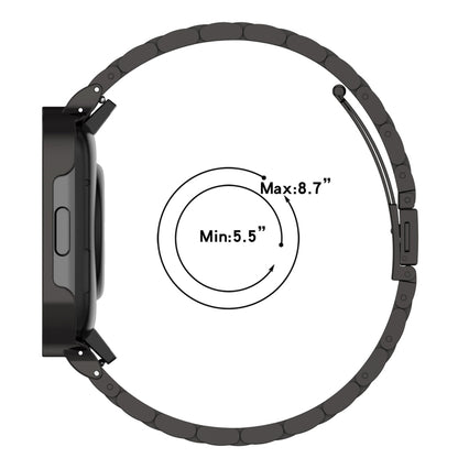 2 in 1 Three-bead Metal Watch Band with Watch Frame, For Xiaomi Redmi Watch 3 / Mi Watch Lite 3