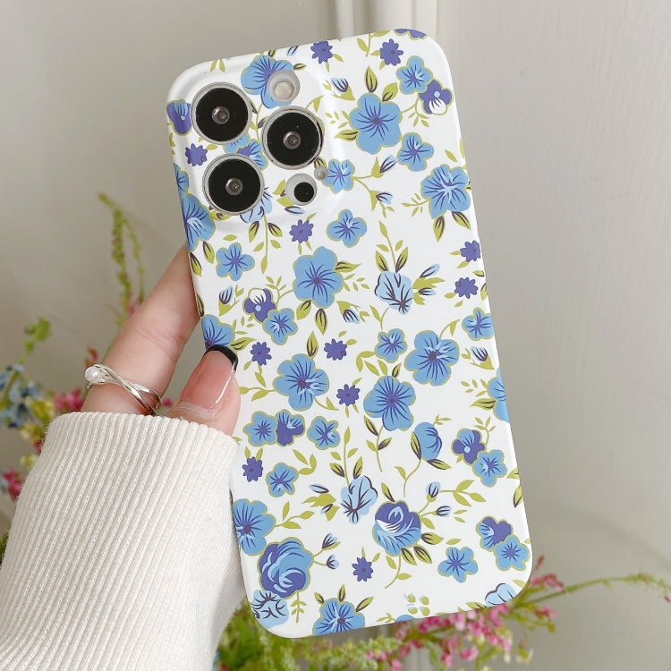 Water Sticker Flower Pattern PC Phone Case, For iPhone 14 Pro Max, For iPhone 14 Pro, For iPhone 14, For iPhone 14 Plus