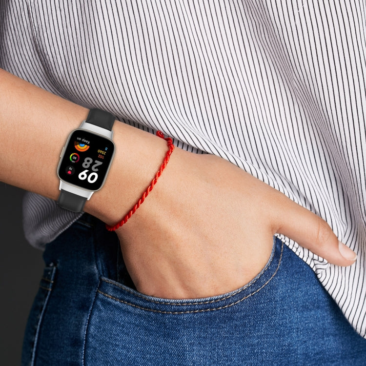 Round Tail Leather Watch Band, For Xiaomi Redmi Watch 3 / Mi Watch Lite 3