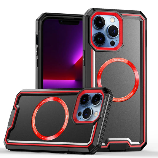 Armour Two-color MagSafe Magnetic TPU + PC Phone Case, For iPhone 13 Pro, For iPhone 14 / 13, For iPhone 11 Pro Max, For iPhone 8 Plus / 7 Plus / 6 Plus, For iPhone 13 Pro Max, For iPhone 12 Pro Max, For iPhone 11 Pro, For iPhone 11, For iPhone 14 Plus...
