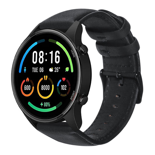 Oil Wax Genuine Leather Watch Band, For Xiaomi Mi Watch Color, For Samsung Gear S3, For Samsung Galaxy Watch3 45mm R840, For Samsung Galaxy Watch 46mm, For Honor MagicWatch 2 46mm / Magic / Watch Dream, For Fossil Men Sport                             ...