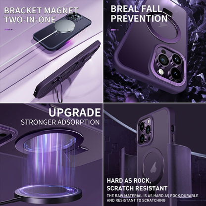 Skin Feel MagSafe Magnetic Holder Phone Case, For iPhone 14 Pro Max, For iPhone 14 Pro, For iPhone 14, For iPhone 14 Plus, For iPhone 13 Pro Max, For iPhone 13 Pro, For iPhone 13, For iPhone 12 Pro Max