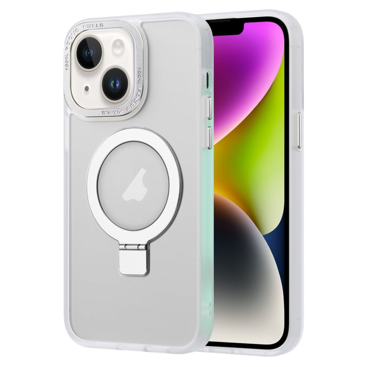Skin Feel MagSafe Magnetic Holder Phone Case, For iPhone 14 Pro Max, For iPhone 14 Pro, For iPhone 14, For iPhone 14 Plus, For iPhone 13 Pro Max, For iPhone 13 Pro, For iPhone 13, For iPhone 12 Pro Max