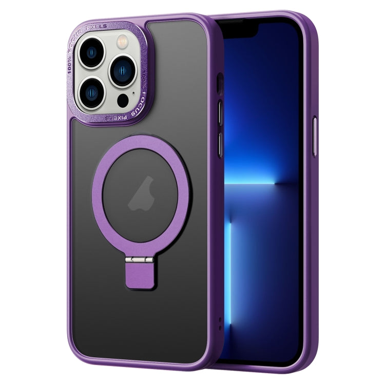 Skin Feel MagSafe Magnetic Holder Phone Case, For iPhone 14 Pro Max, For iPhone 14 Pro, For iPhone 14, For iPhone 14 Plus, For iPhone 13 Pro Max, For iPhone 13 Pro, For iPhone 13, For iPhone 12 Pro Max