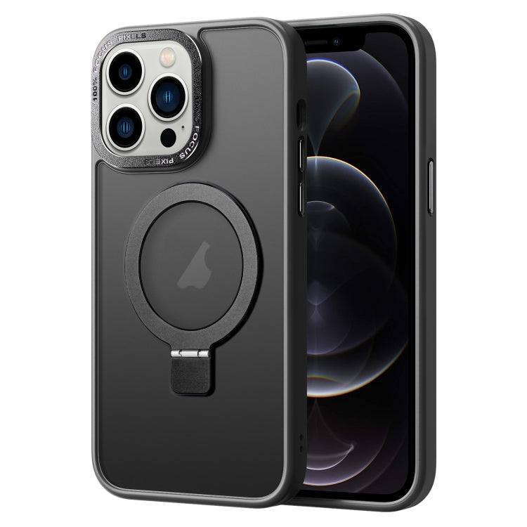 Skin Feel MagSafe Magnetic Holder Phone Case, For iPhone 12 Pro, For iPhone 12, For iPhone 11 Pro Max, For iPhone 11