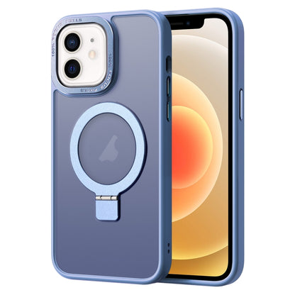 Skin Feel MagSafe Magnetic Holder Phone Case, For iPhone 12 Pro, For iPhone 12, For iPhone 11 Pro Max, For iPhone 11