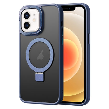 Skin Feel MagSafe Magnetic Holder Phone Case, For iPhone 12 Pro, For iPhone 12, For iPhone 11 Pro Max, For iPhone 11