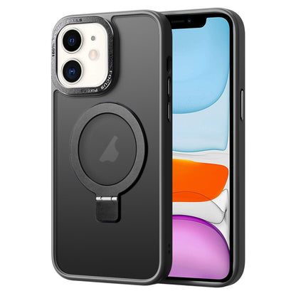 Skin Feel MagSafe Magnetic Holder Phone Case, For iPhone 12 Pro, For iPhone 12, For iPhone 11 Pro Max, For iPhone 11