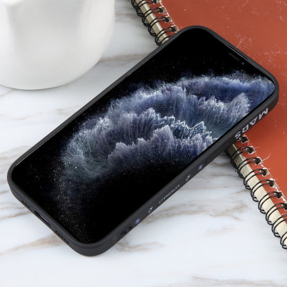 Astronaut Pattern Silicone Straight Edge Phone Case, For iPhone 11 Pro Max, For iPhone X / XS, For iPhone XS Max, For iPhone XR, For iPhone SE 2022 / 2020 / 7 / 8, For iPhone 7 Plus / 8 Plus