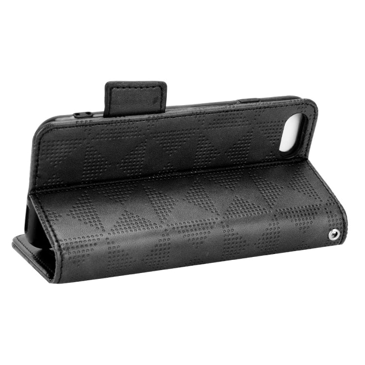 Symmetrical Triangle Leather Phone Case, For iPhone SE 2022 / SE 2020 / 8 / 7