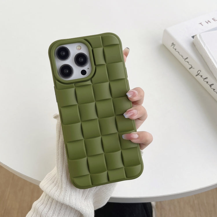 3D Cube Weave Texture Skin Feel Phone Case, For iPhone 14 Pro Max, For iPhone 14 Pro, For iPhone 14