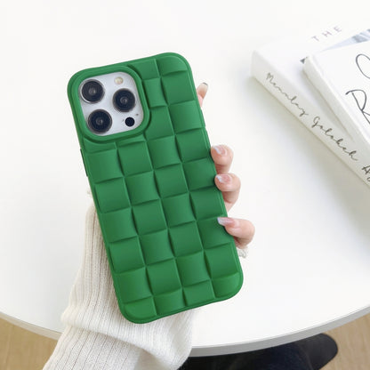 3D Cube Weave Texture Skin Feel Phone Case, For iPhone 14 Pro Max, For iPhone 14 Pro, For iPhone 14