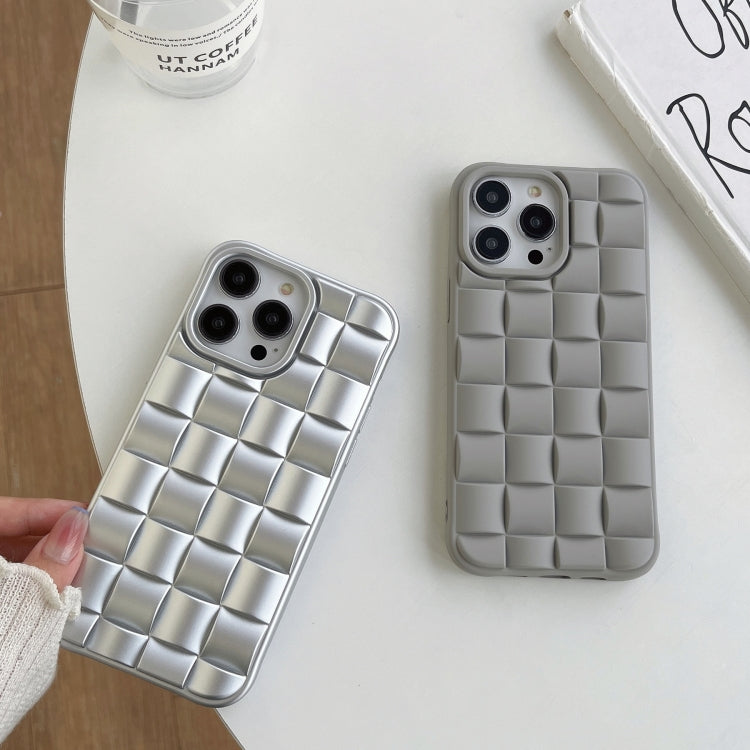 3D Cube Weave Texture Skin Feel Phone Case, For iPhone 14 Pro Max, For iPhone 14 Pro, For iPhone 14