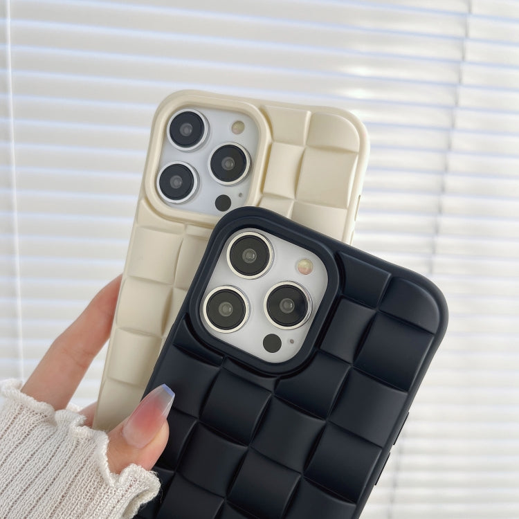 3D Cube Weave Texture Skin Feel Phone Case, For iPhone 14 Pro Max, For iPhone 14 Pro, For iPhone 14