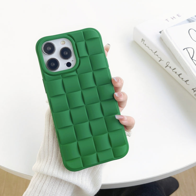 3D Cube Weave Texture Skin Feel Phone Case, For iPhone 14 Pro Max, For iPhone 14 Pro, For iPhone 14