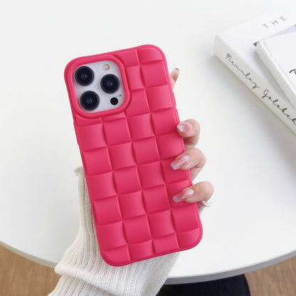 3D Cube Weave Texture Skin Feel Phone Case, For iPhone 13, For iPhone 12 Pro Max, For iPhone 12 Pro
