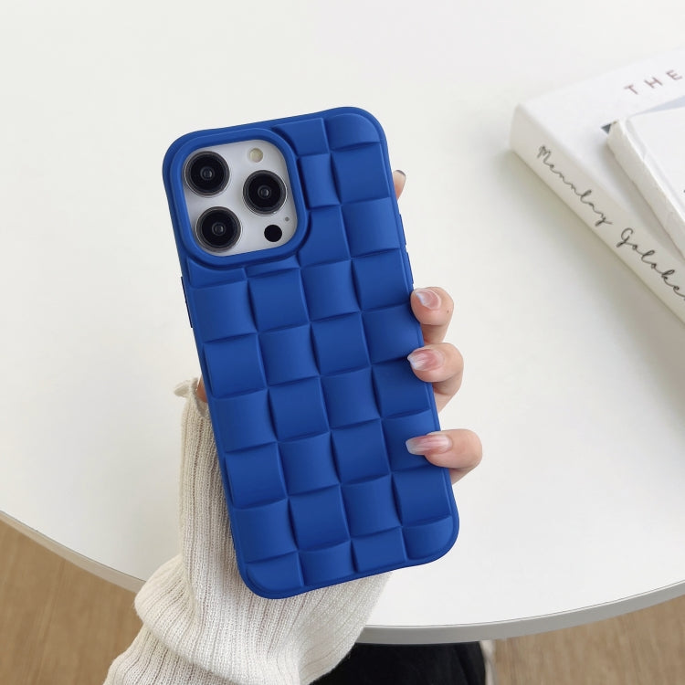 3D Cube Weave Texture Skin Feel Phone Case, For iPhone 13, For iPhone 12 Pro Max, For iPhone 12 Pro
