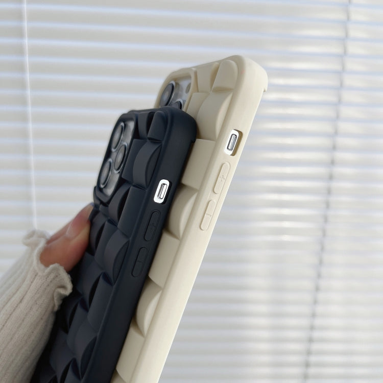 3D Cube Weave Texture Skin Feel Phone Case, For iPhone 13, For iPhone 12 Pro Max, For iPhone 12 Pro
