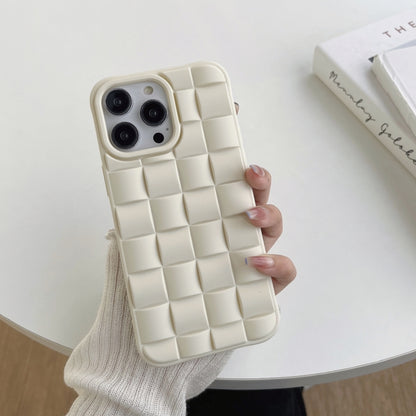 3D Cube Weave Texture Skin Feel Phone Case, For iPhone 13, For iPhone 12 Pro Max, For iPhone 12 Pro