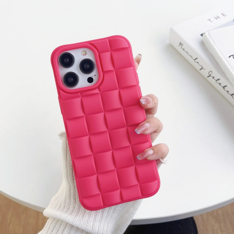 3D Cube Weave Texture Skin Feel Phone Case, For iPhone 13, For iPhone 12 Pro Max, For iPhone 12 Pro