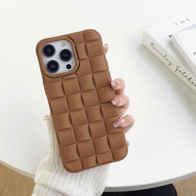 3D Cube Weave Texture Skin Feel Phone Case, For iPhone 13, For iPhone 12 Pro Max, For iPhone 12 Pro