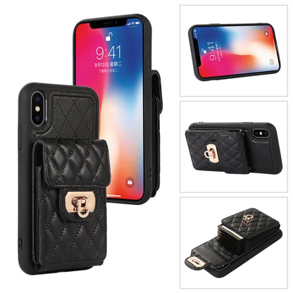 Card Slot Leather Phone Case with Short Lanyard, For iPhone 11 Pro Max, For iPhone 11 Pro, For iPhone 11, For iPhone XS Max, For iPhone XS / X, For iPhone XR