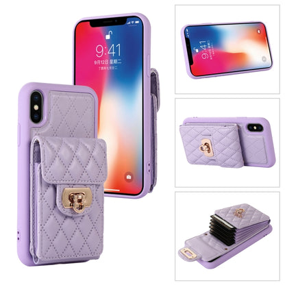 Card Slot Leather Phone Case with Short Lanyard, For iPhone 11 Pro Max, For iPhone 11 Pro, For iPhone 11, For iPhone XS Max, For iPhone XS / X, For iPhone XR