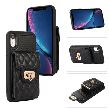 Card Slot Leather Phone Case with Short Lanyard, For iPhone 11 Pro Max, For iPhone 11 Pro, For iPhone 11, For iPhone XS Max, For iPhone XS / X, For iPhone XR