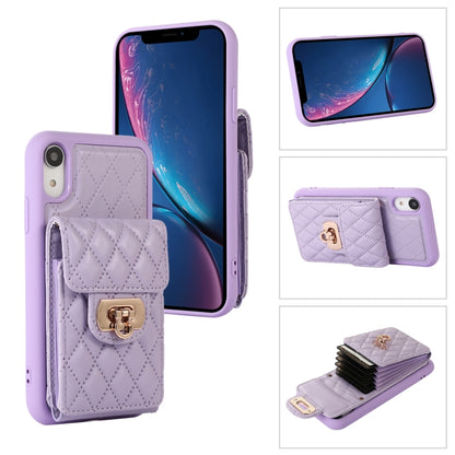 Card Slot Leather Phone Case with Short Lanyard, For iPhone 11 Pro Max, For iPhone 11 Pro, For iPhone 11, For iPhone XS Max, For iPhone XS / X, For iPhone XR