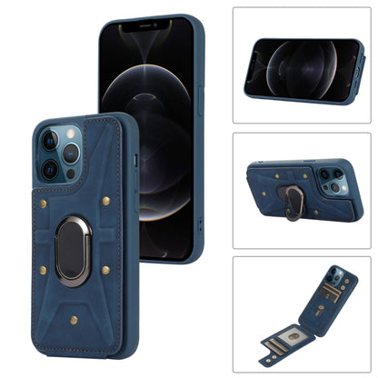 Armor Ring Wallet Back Cover Phone Case, For iPhone 11 Pro, For iPhone 11 Pro Max, For iPhone X / XS, For iPhone XR, For iPhone XS Max, For iPhone SE 2022 / 2020 / 8 / 7, For iPhone 8 Plus / 7 Plus