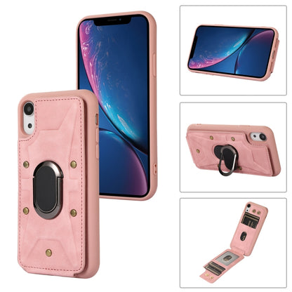Armor Ring Wallet Back Cover Phone Case, For iPhone 11 Pro, For iPhone 11 Pro Max, For iPhone X / XS, For iPhone XR, For iPhone XS Max, For iPhone SE 2022 / 2020 / 8 / 7, For iPhone 8 Plus / 7 Plus
