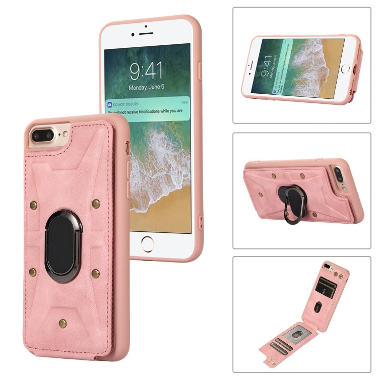 Armor Ring Wallet Back Cover Phone Case, For iPhone 11 Pro, For iPhone 11 Pro Max, For iPhone X / XS, For iPhone XR, For iPhone XS Max, For iPhone SE 2022 / 2020 / 8 / 7, For iPhone 8 Plus / 7 Plus