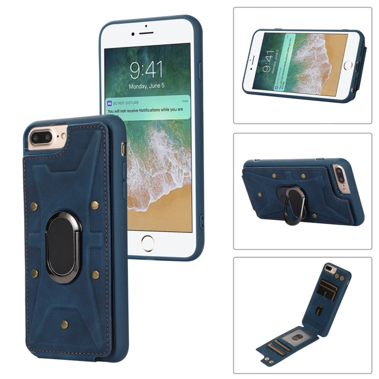 Armor Ring Wallet Back Cover Phone Case, For iPhone 11 Pro, For iPhone 11 Pro Max, For iPhone X / XS, For iPhone XR, For iPhone XS Max, For iPhone SE 2022 / 2020 / 8 / 7, For iPhone 8 Plus / 7 Plus