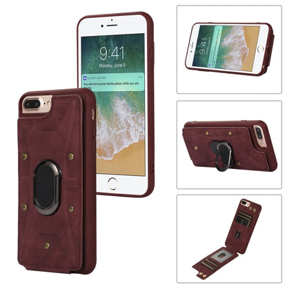 Armor Ring Wallet Back Cover Phone Case, For iPhone 11 Pro, For iPhone 11 Pro Max, For iPhone X / XS, For iPhone XR, For iPhone XS Max, For iPhone SE 2022 / 2020 / 8 / 7, For iPhone 8 Plus / 7 Plus