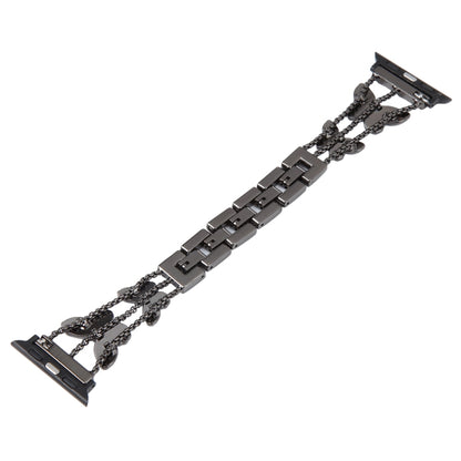 Butterfly Metal Diamond Watch Band, For Apple Watch Series 8&7 45mm, For Apple Watch Series 8&7 41mm