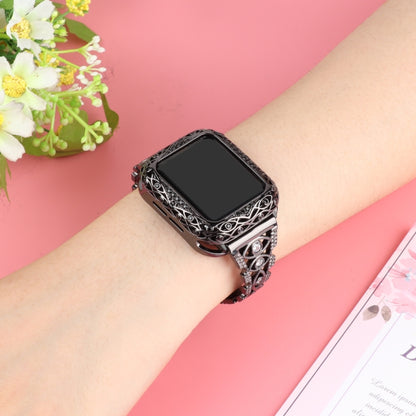Copper Eye Metal Watch Band, For Apple Watch Ultra 49mm / Series 8&7 45mm / SE 2&6&SE&5&4 44mm / 3&2&1 42mm, For Apple Watch Series 8&7 41mm / SE 2&6&SE&5&4 40mm / 3&2&1 38mm