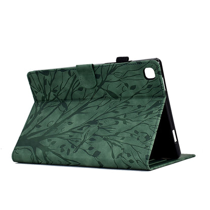 Fortune Tree Pressure Flower PU Tablet Case with Wake-up / Sleep Function, For iPad 10.2 2019 2020 / iPad 10.5 2017 2019, For iPad 10.9 2022 / 2025, For iPad Air / Air 2 / 9.7 2017 2018, For iPad Pro 11 / Air 4 10.9 2020 / Air 5 10.9                   ...